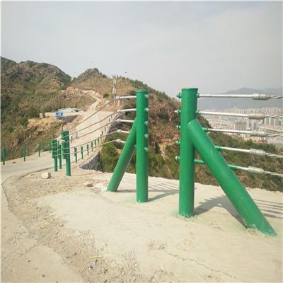 河北缆瑞缆索护栏网生产厂家 喷塑缆索护栏