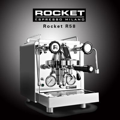 火箭ROCKET R58单头电控咖啡机，意大利进口商用半自动咖啡机