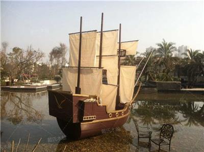 杭州景观装饰海盗木船定制