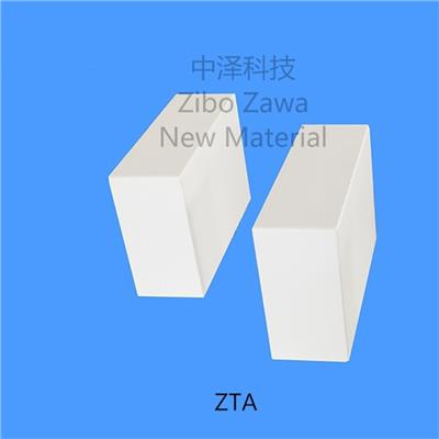 淄博中泽 厂家生产 ZTA氧化铝衬砖 硬度高 磨耗低