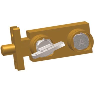 楚轩Castell KLF-带法兰的双钥匙锁栓式联锁