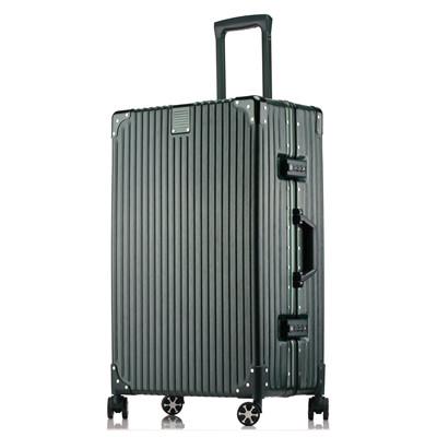 方振箱包厂家生产直销复古铝框拉杆行李箱万向轮旅行箱密码箱登机箱托运箱