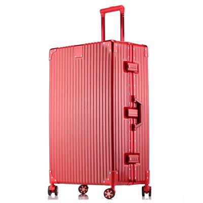 厂家生产直销铝框拉杆箱万向轮行李箱密码箱登机箱旅行箱