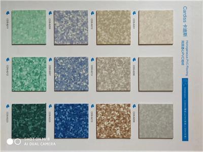 商用pvc同质透心地板密实底 pvc塑胶地板 spc塑胶地板供应