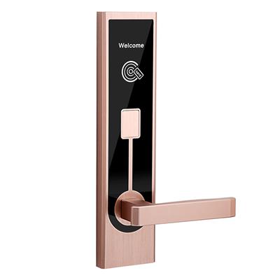 宾馆酒店电子锁招待所感应锁插卡锁智能门锁					
