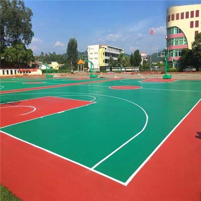 篮球场地施工-网球场施工-塑胶跑道建设施工
