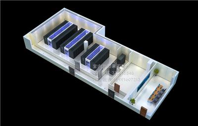 北京某电力机车公司IDC机房效果图制作