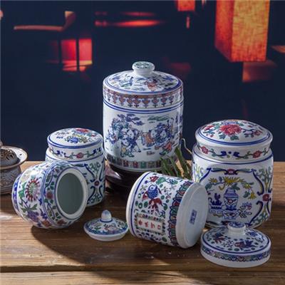 邵阳陶瓷豆腐乳包装罐1斤厂家供应 陶瓷罐加字定做