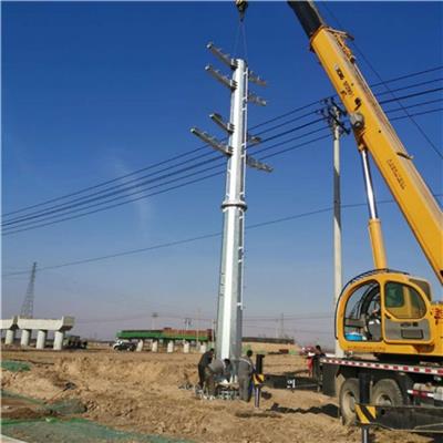 湖南省单回路钢管塔110kv钢管塔生产厂家