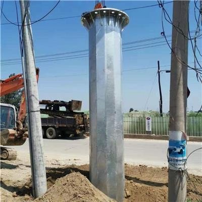 湖南省架空线15米钢管杆双回路终端杆