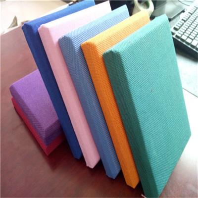 河北厂家生产布艺吸音软包板 定制彩色A级墙面软包板