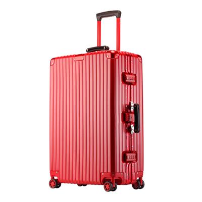 方振箱包厂家生产直销复古时尚铝框拉杆箱万向轮行李箱男女旅行箱密码箱