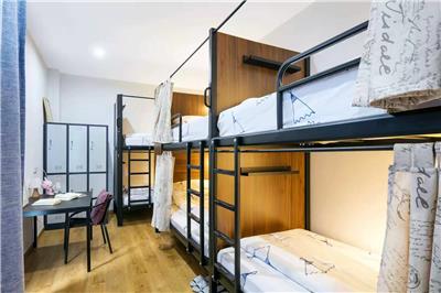 学生宿舍床双层床批发 出口欧洲美国 光彩家具公寓床
