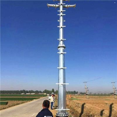 张家界市农网改造15米18米钢管塔35kv杆塔