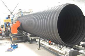 圣大HDPE钢带增强螺旋波纹管大量生产厂家