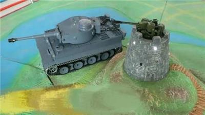 遥控坦克激光坦克对战坦克自主开模