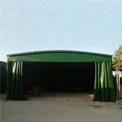 活动推拉雨棚可移动伸缩帐篷工地施工大型推拉雨棚定制