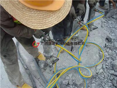 广西正景厂家直销手持式岩石拆除破碎液压劈裂机