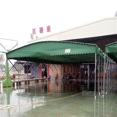 武汉活动推拉雨棚可移动伸缩帐篷户外遮阳篷定制可上门安装测量
