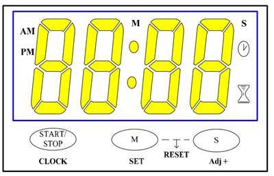 计时器芯片数显计时器IC 背光闹铃警报提醒计时器IC