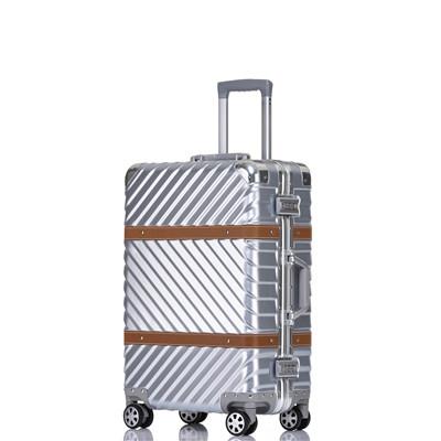 厂家生产直销铝框拉杆箱万向轮行李箱男女密码箱旅行箱