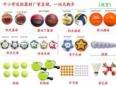 中小学体育器材中小招标器材足球篮球排球软式排球气排球软式足球