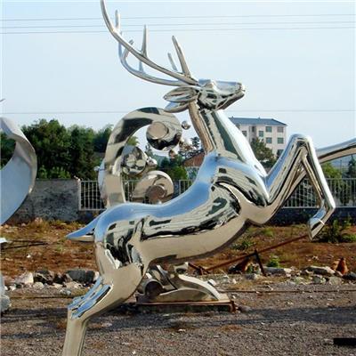 宜春玻璃钢动物雕塑 不锈钢动物雕塑制作厂家 段铜动物雕塑