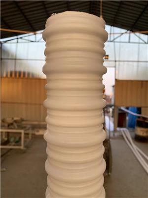 曲靖2016全新标准竹节式桥梁塑料波纹管 穿线用塑料波纹管型号