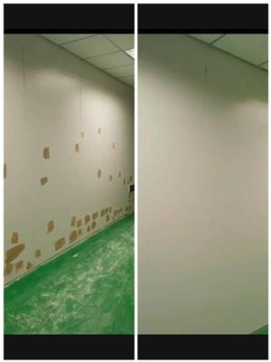 苏州夹芯板隔断墙板除锈喷漆翻新夹芯板划痕修复