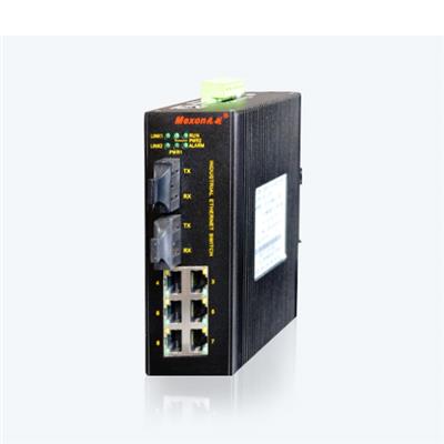 MIE-5210 6FE+2F卡轨式百兆网管型工业以太网交换机