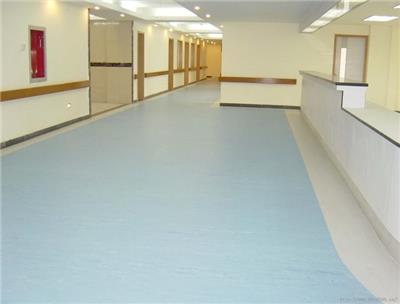 厂家直销 pvc塑胶地板 医院**耐酸碱石英石PVC地板