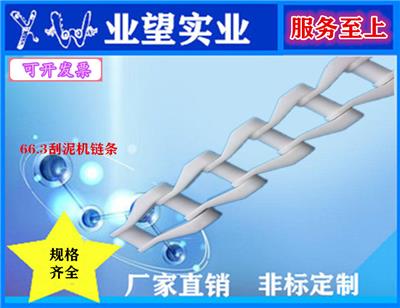 上海业望663A刮泥机塑料链条厂家