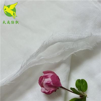 婴儿服装面料棉纱布坯布 精梳三层平纹全棉胚布