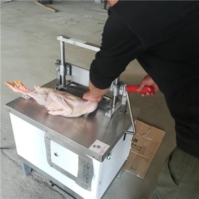 冻肉鸡块切块机 切猪蹄机供应商 商用电助力剁骨机