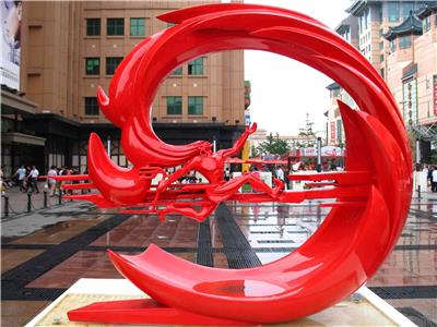 永州市不锈钢雕塑制作厂家 不锈钢抽象雕塑来图制作