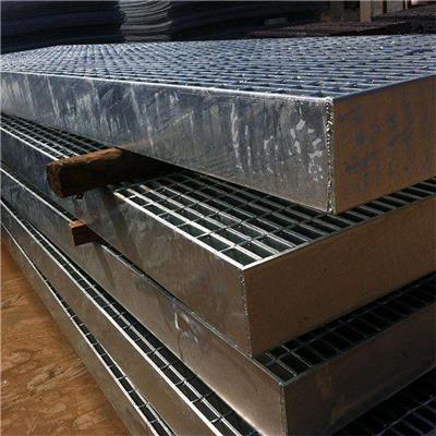 重型钢格板 工业平台防滑钢格板 加厚镀锌格栅板