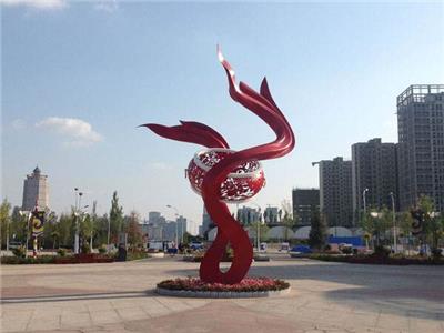 南京不锈钢雕塑制作厂家 南京不锈钢抽象雕塑 不锈钢拉丝雕塑
