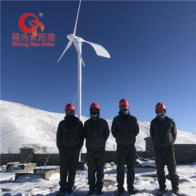 西藏昌都50kw风光互补发电系统 兰州50kw大型风光互补发电机 风力