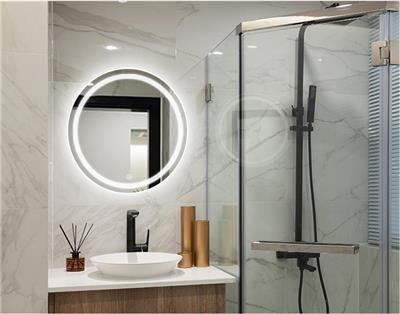 智能镜子触摸屏浴室镜壁挂广告机镜面体感魔镜互动触摸一体机定制