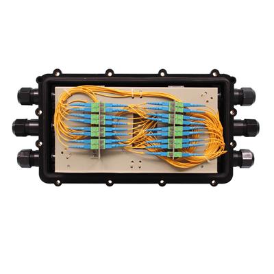 卧式光缆接头盒 PLC光分型 3进3出 1分16 GJS-2008