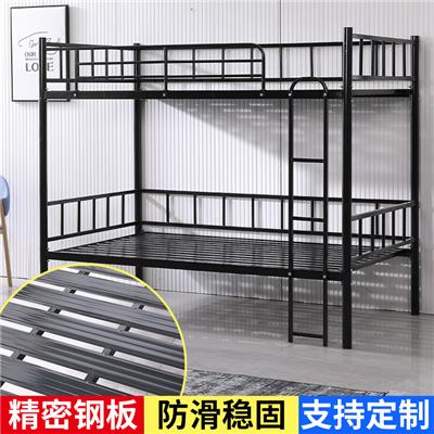 郑州钢制上下双层床 公寓床 员工宿舍铁架子床厂家直销