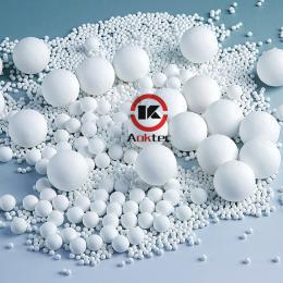 氧化铝耐磨产品大全，淄博奥克生产各种直径研磨球、产品耐磨、价格优