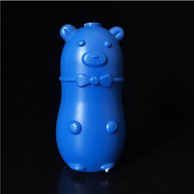 蓝泡泡洁厕灵塑料瓶 马桶清洁杀菌剂包装瓶 蓝泡泡塑料瓶 洁厕宝瓶子 小熊塑料瓶 洁厕液清洁剂塑料瓶
