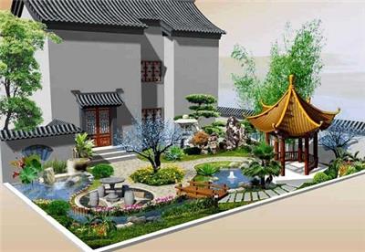 上海本地别墅花园设计施工 来电咨询 上海柘源景观工程供应
