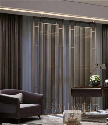 酒店大厅镂空屏风铝花格如何设计更实用