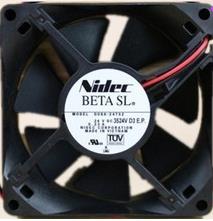 原装电产NIDEC D08R-12TM14 8015 12V 0.13A 8cm **静音 散热风扇