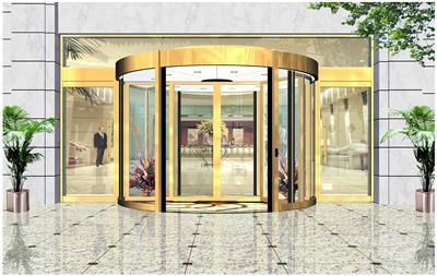 江苏银行展厅自动感应玻璃门自动旋转玻璃门厂家供应商