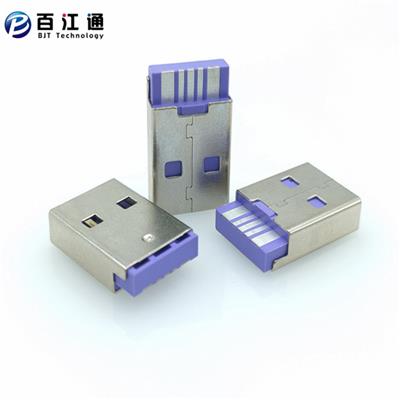 USB3.0焊线公头 大电流焊线款USB3.0公头
