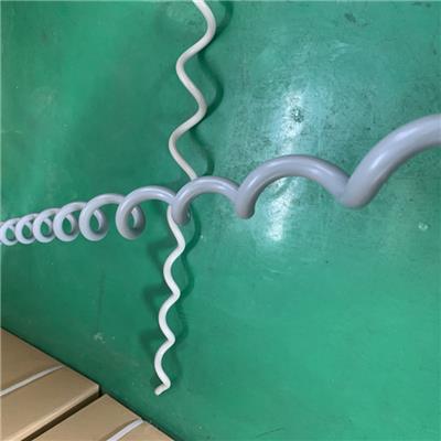 电力系统防震鞭螺旋减震器PVC光缆防震鞭