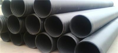 HDPE双平壁钢塑复合排水管产量高
